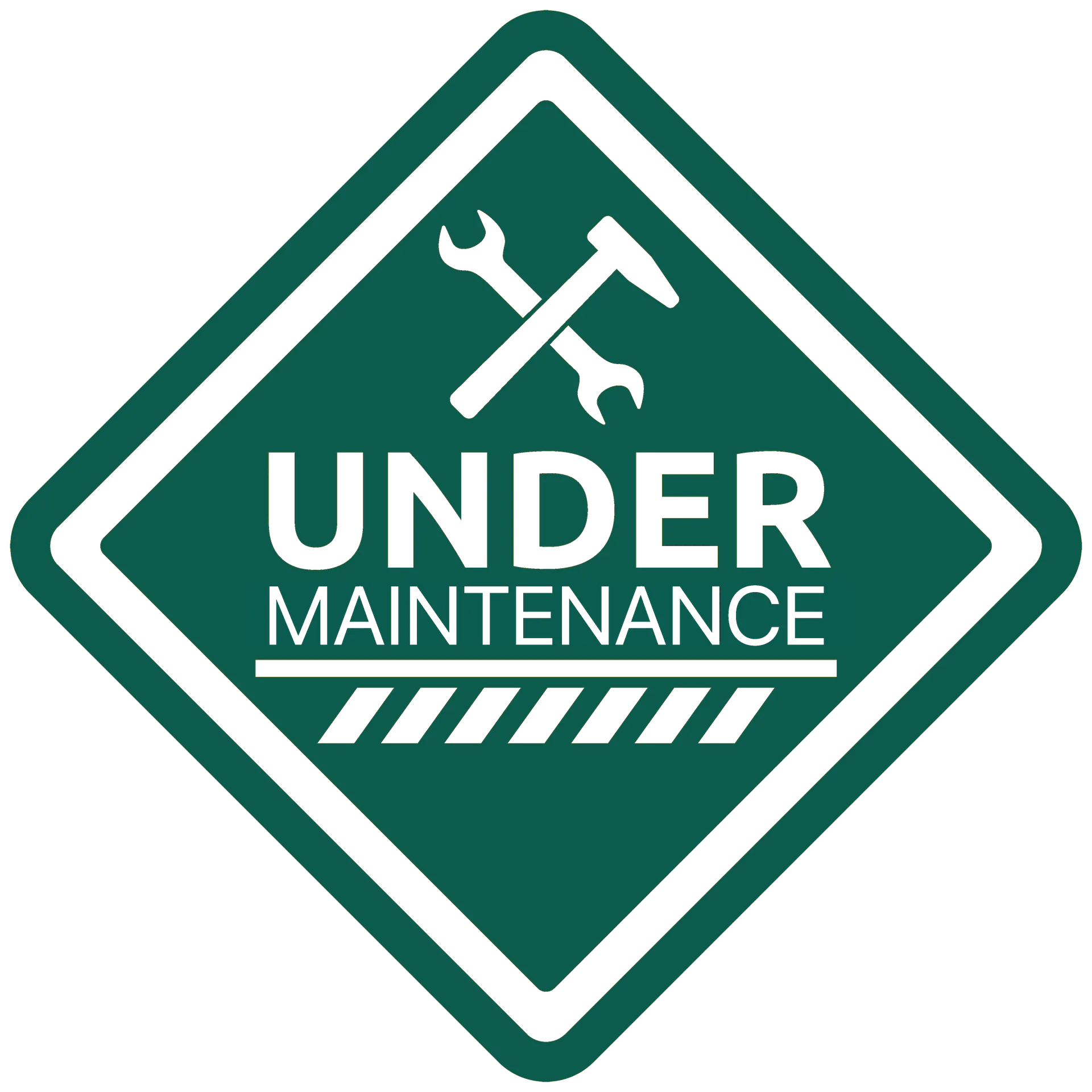 web page under maintenance